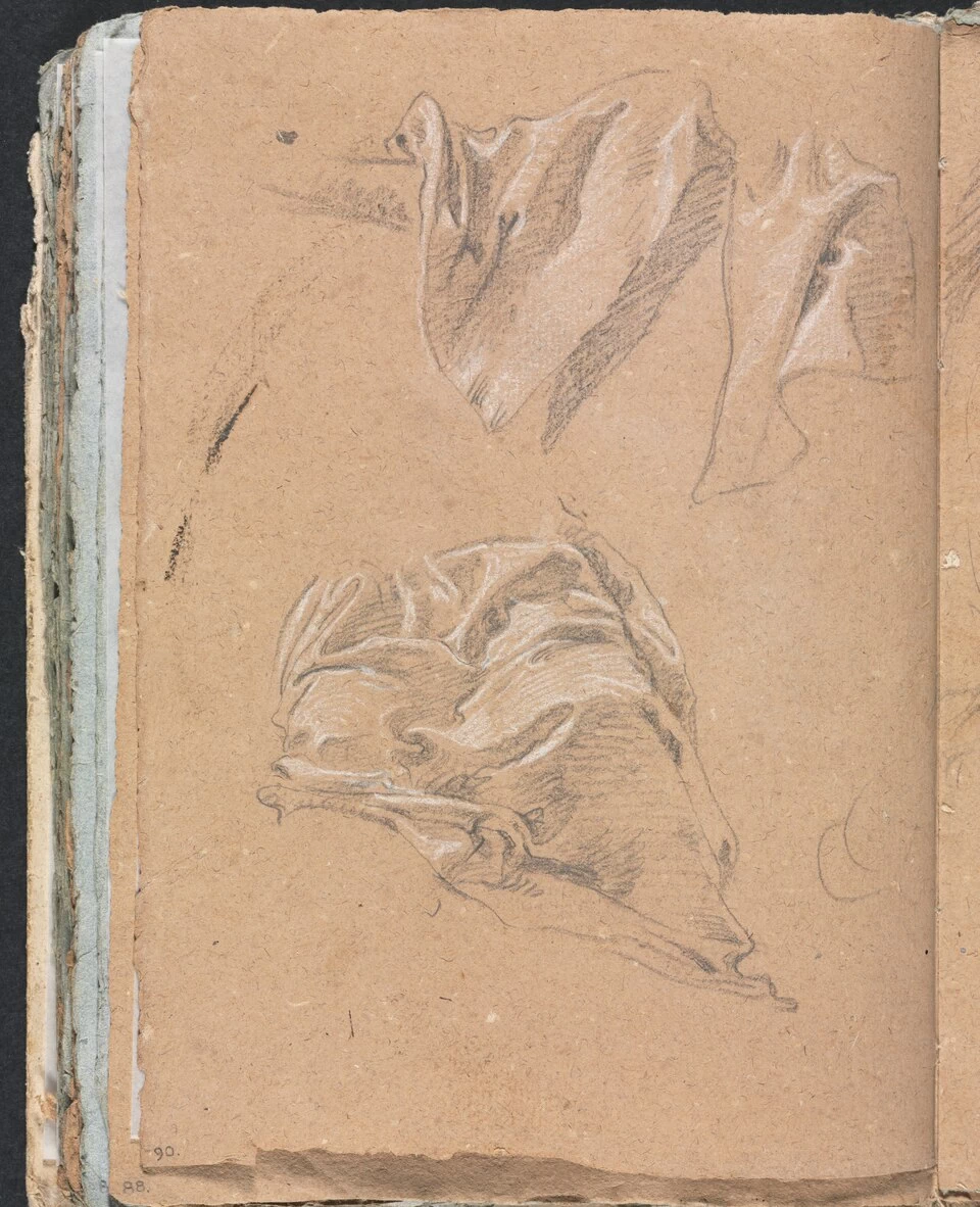 Studi sui drappeggi  - Cleveland Museum of Art 2